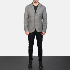 Borges Grey Wool Blazer